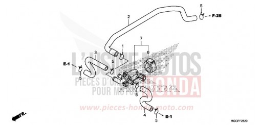 VALVE COMMANDE INJECTION D'AIR CB1100CAK de 2019